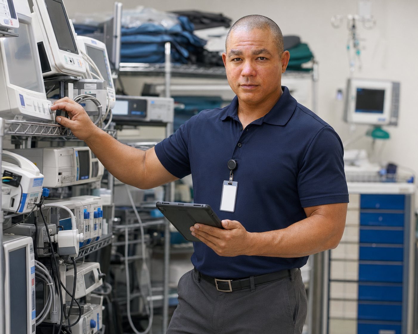 BiomedRx technician performing sitemap tpl to protect patient safety